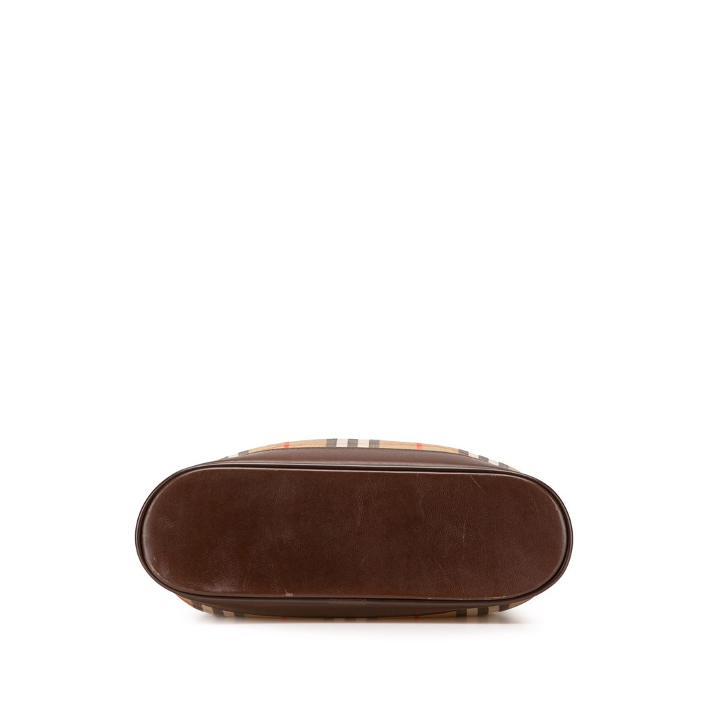 Burberry Haymarket Check Canvas Shoulder Bag - Image 6