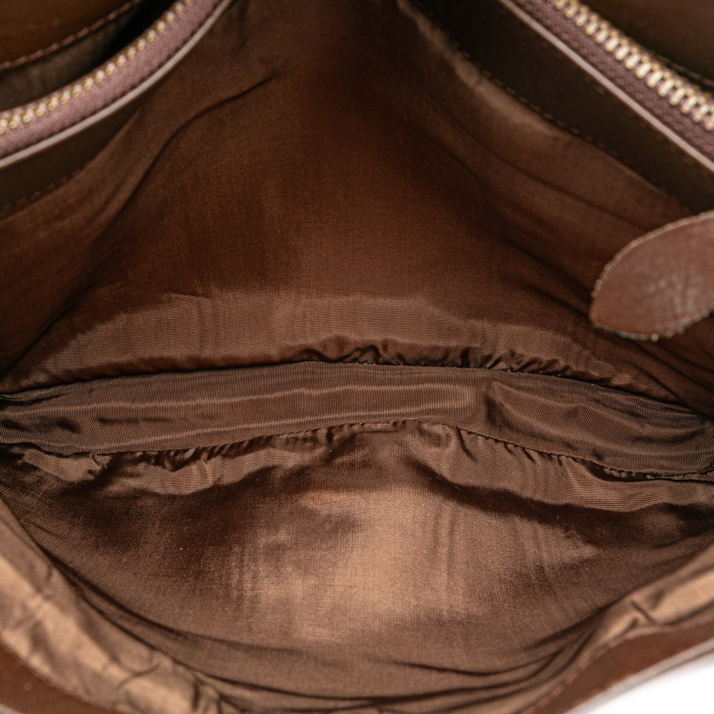 Burberry Haymarket Check Canvas Shoulder Bag - Side view