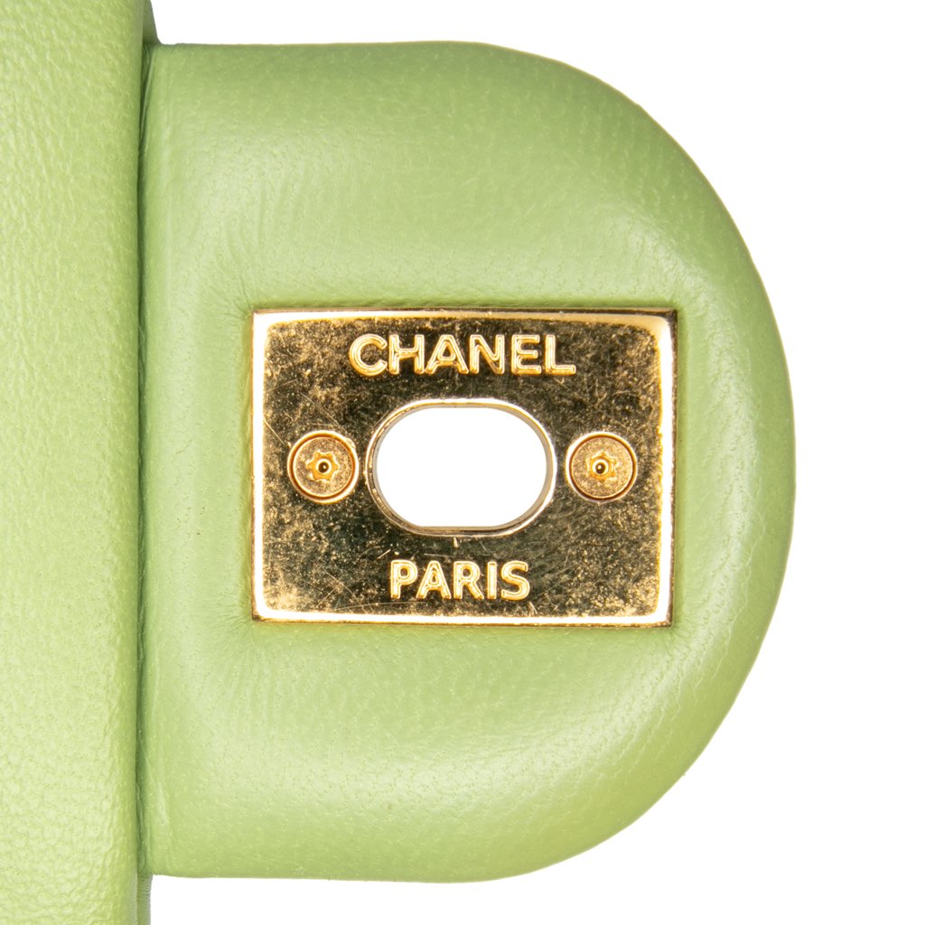 Chanel Quilted Lambskin Double CC Chain Around Flap - Image 10