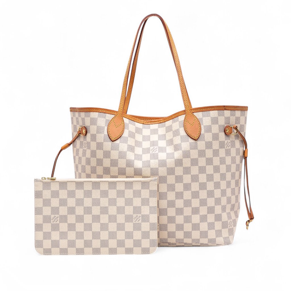 Louis Vuitton Damier Azur Neverfull MM - Image 12