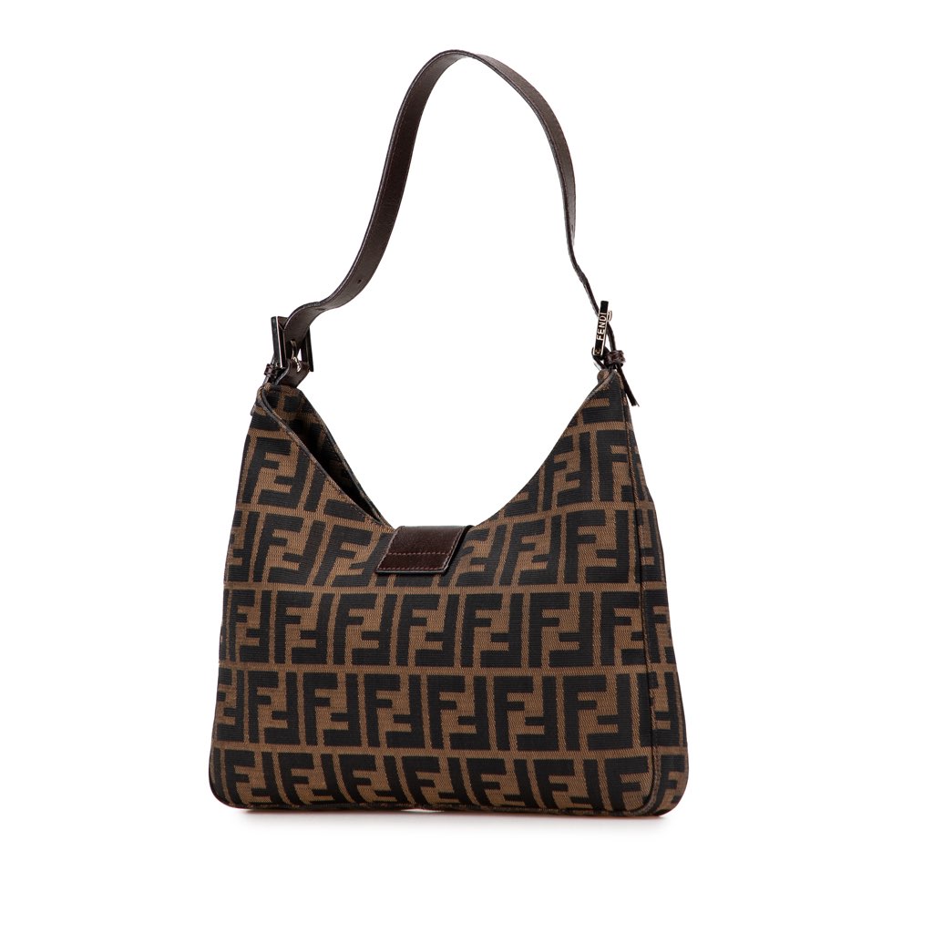 Fendi Zucca Canvas Shoulder Bag - 2