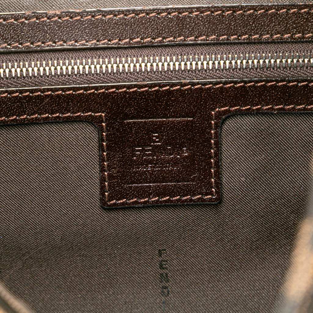 Fendi Zucca Canvas Shoulder Bag - 5
