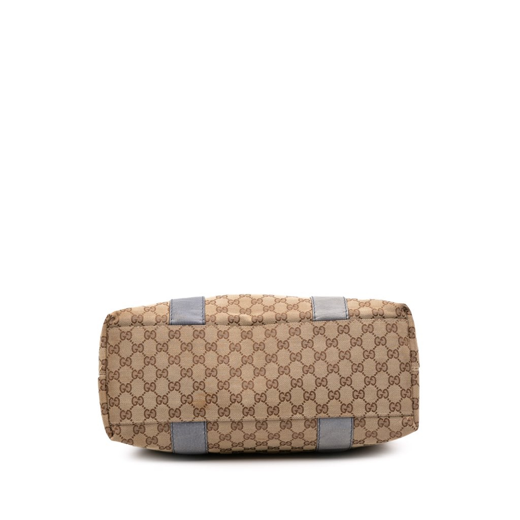 Gucci GG Canvas Bamboo Libeccio Tote - 3