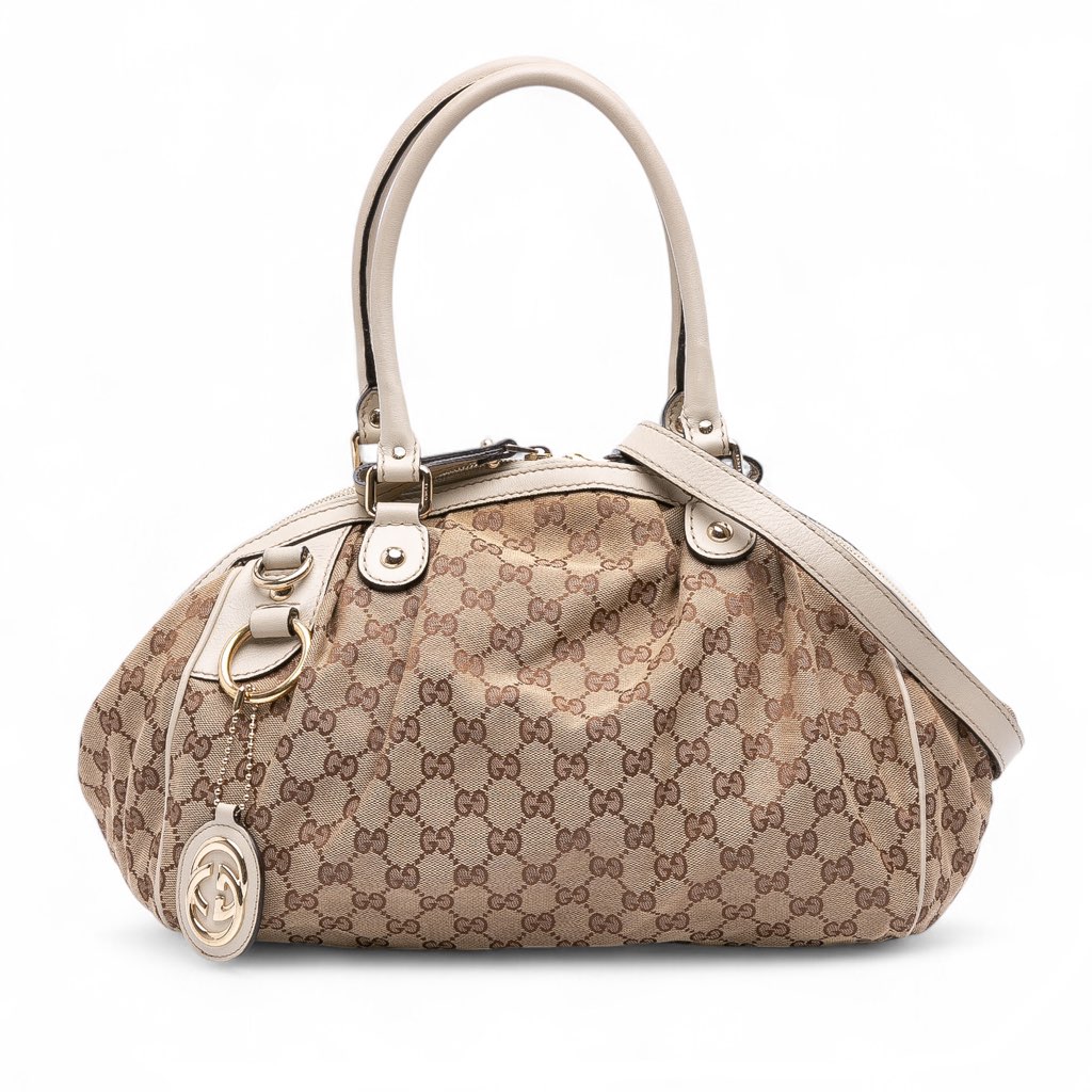 Gucci GG Canvas Sukey Satchel
