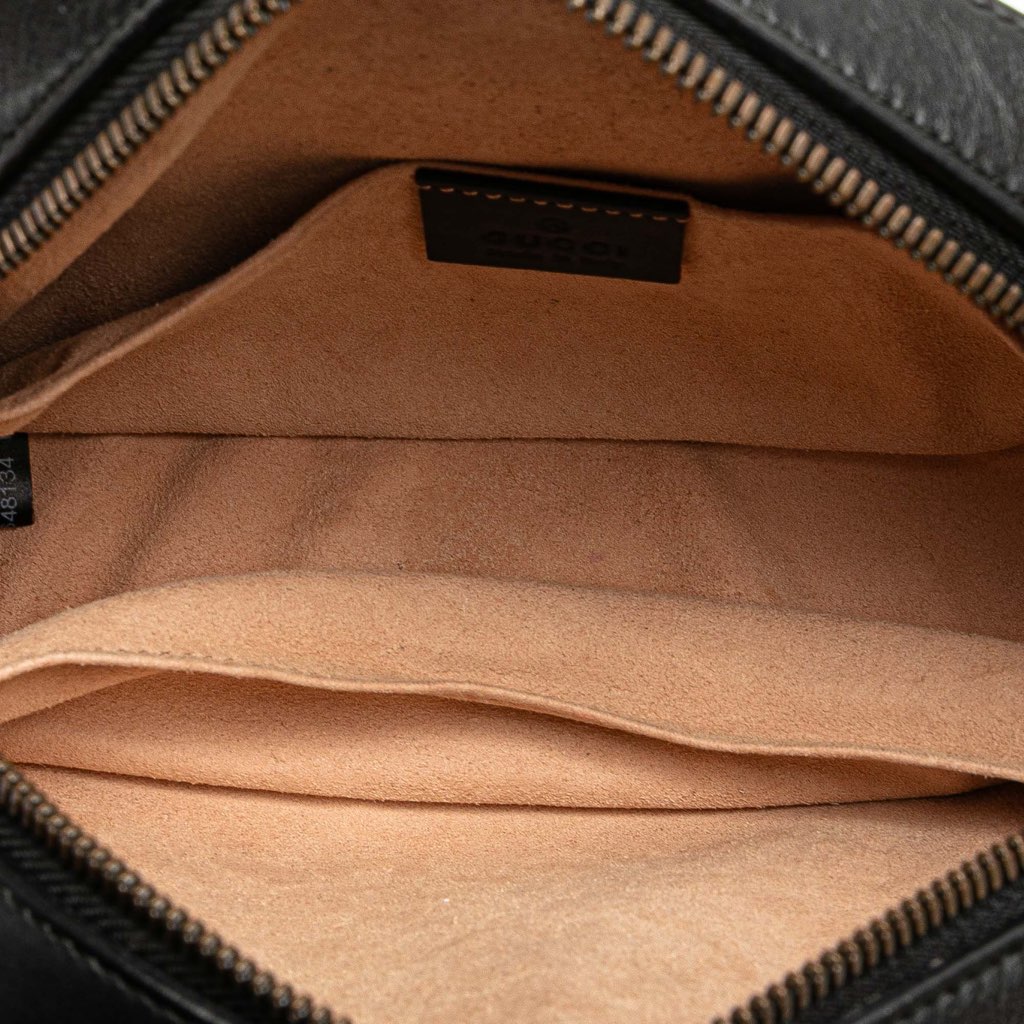 Gucci GG Marmont Matelasse Leather Animalier Belt Bag - 4