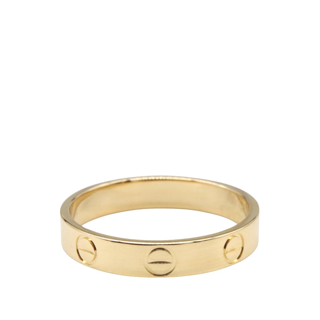 Cartier Small 18K Yellow Gold Love Ring