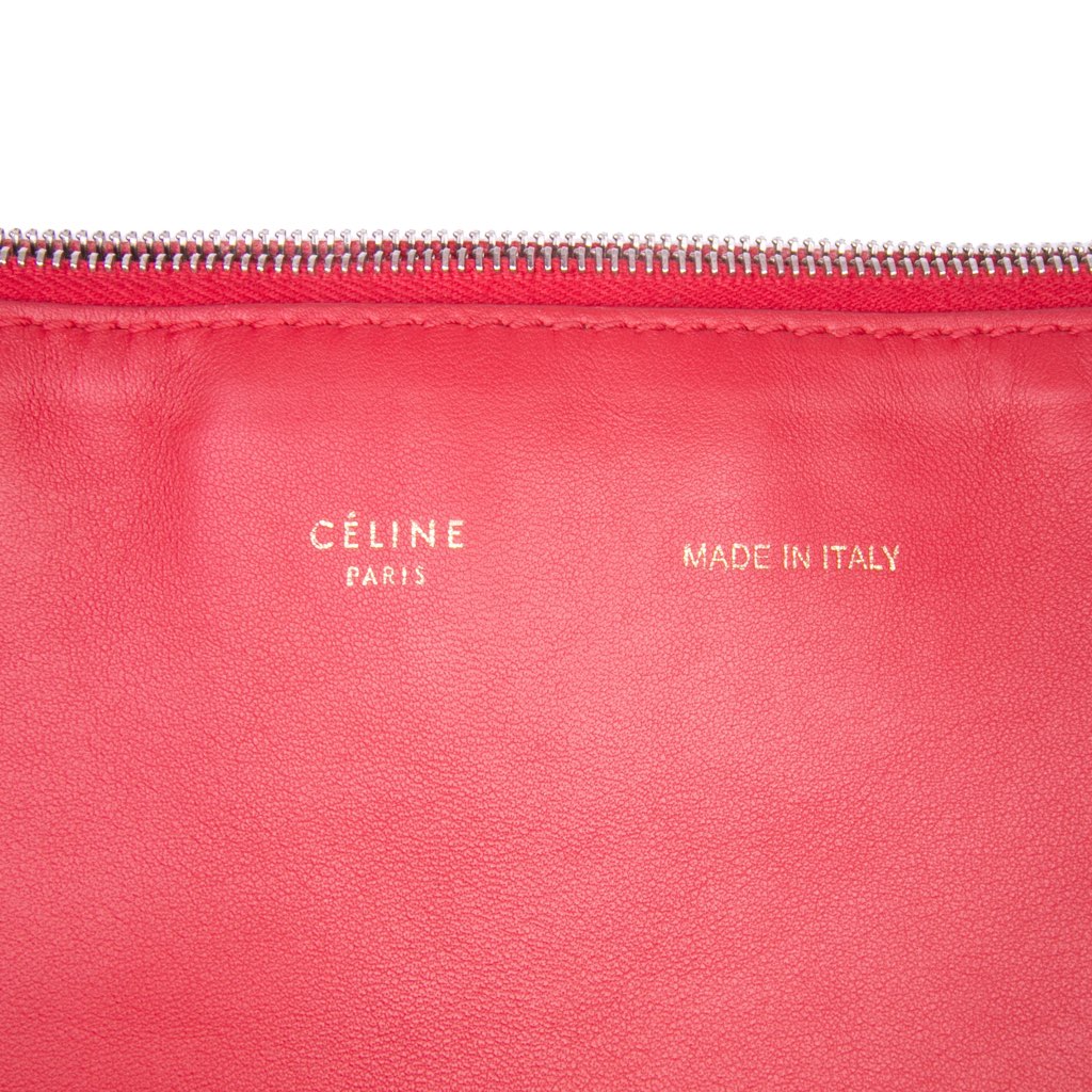 Celine Lambskin Soft Trio Shoulder Bag - 5
