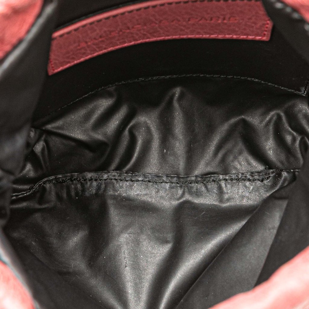 Balenciaga Lambskin Motocross Move On Drawstring Pouch - 4