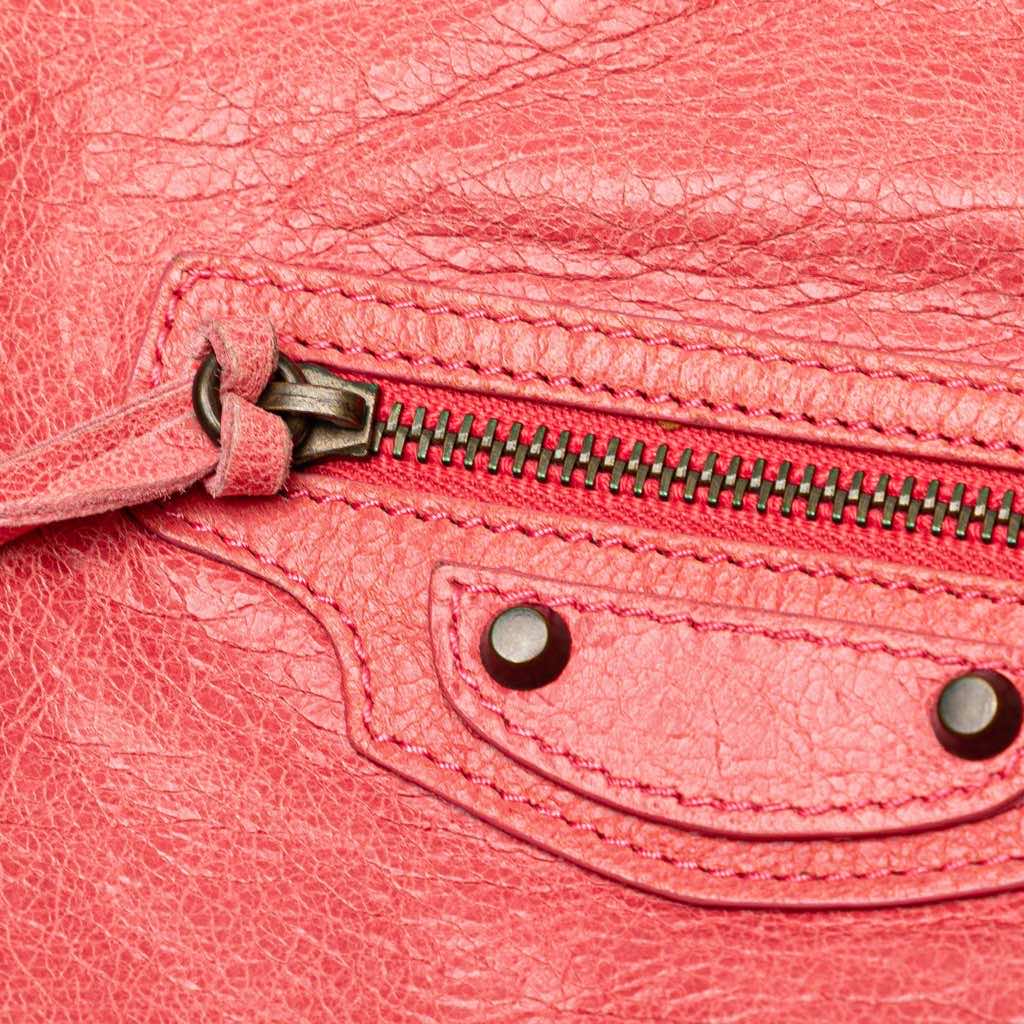 Balenciaga Lambskin Motocross Move On Drawstring Pouch - Detail 2