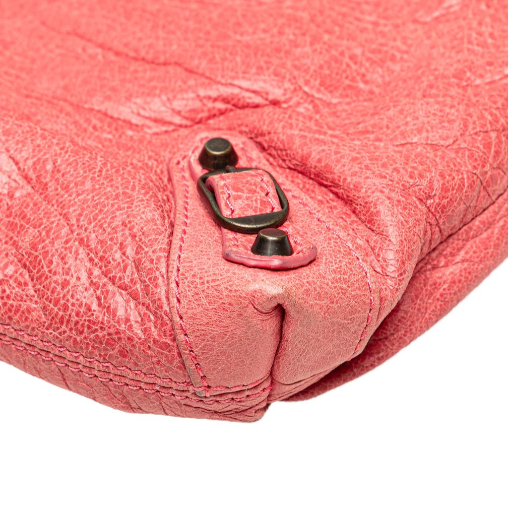 Balenciaga Lambskin Motocross Move On Drawstring Pouch - Image 11