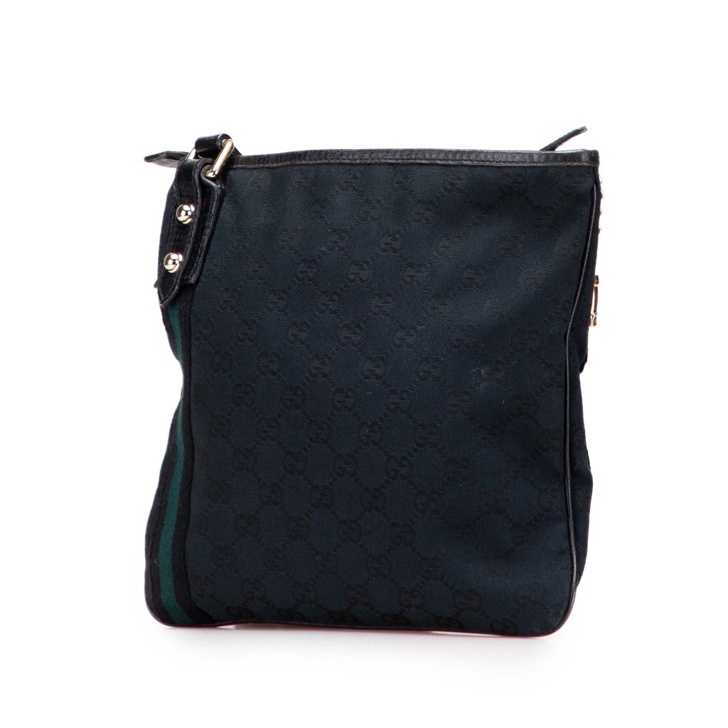 Gucci GG Canvas Jolicoeur Crossbody - Back view