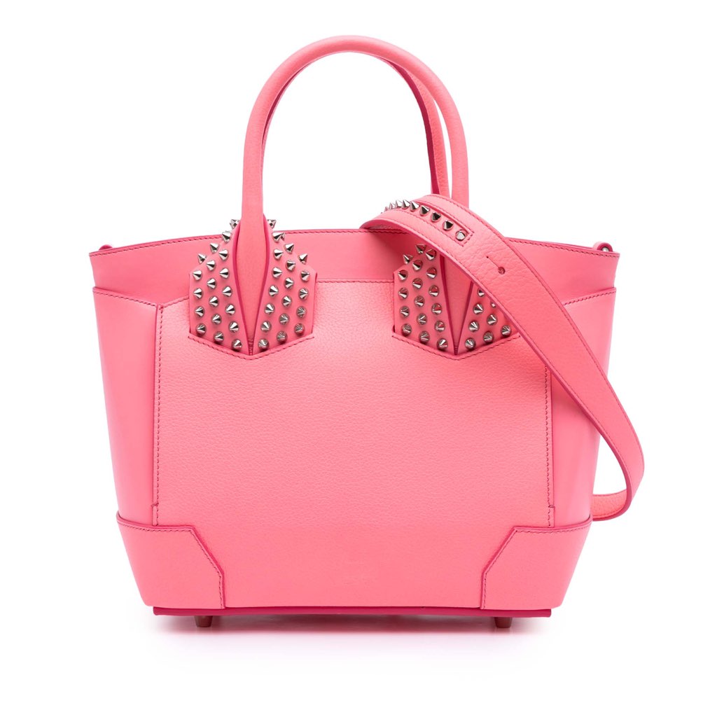 Christian Louboutin Leather Studded Eloise Top Handle Bag
