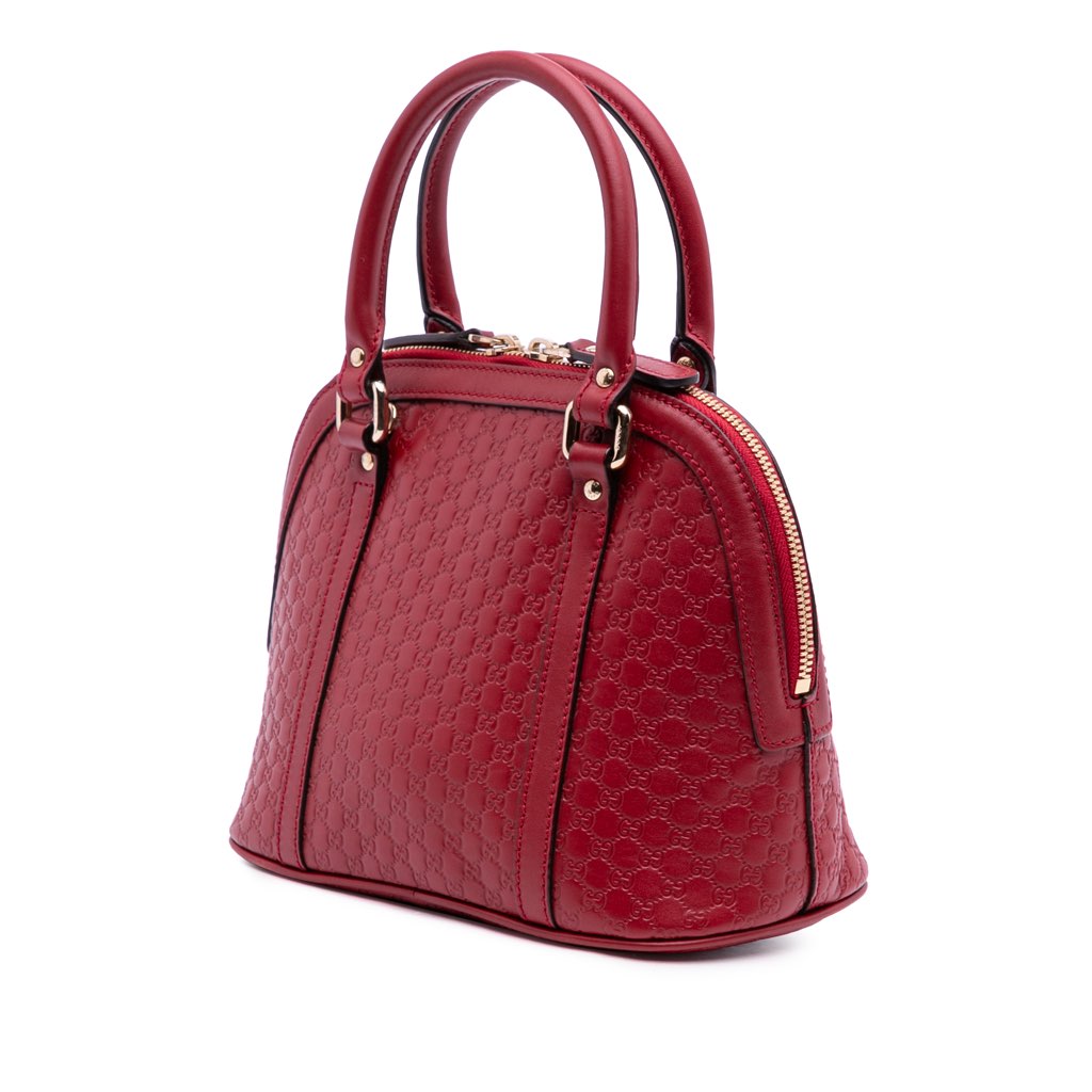 Gucci Mini Microguccissima Dome Satchel - Back view