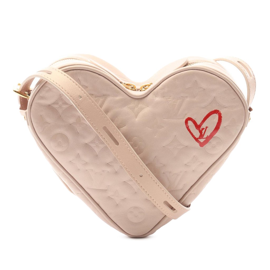 Louis Vuitton Monogram Embossed Lambskin Fall In Love Sac Coeur