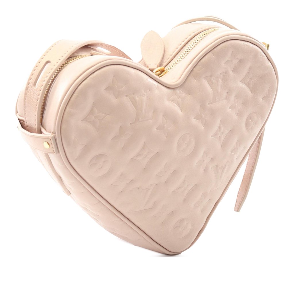 Louis Vuitton Monogram Embossed Lambskin Fall In Love Sac Coeur - 2