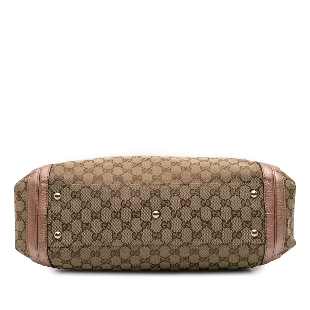 Gucci Large GG Canvas Bella Satchel - 3