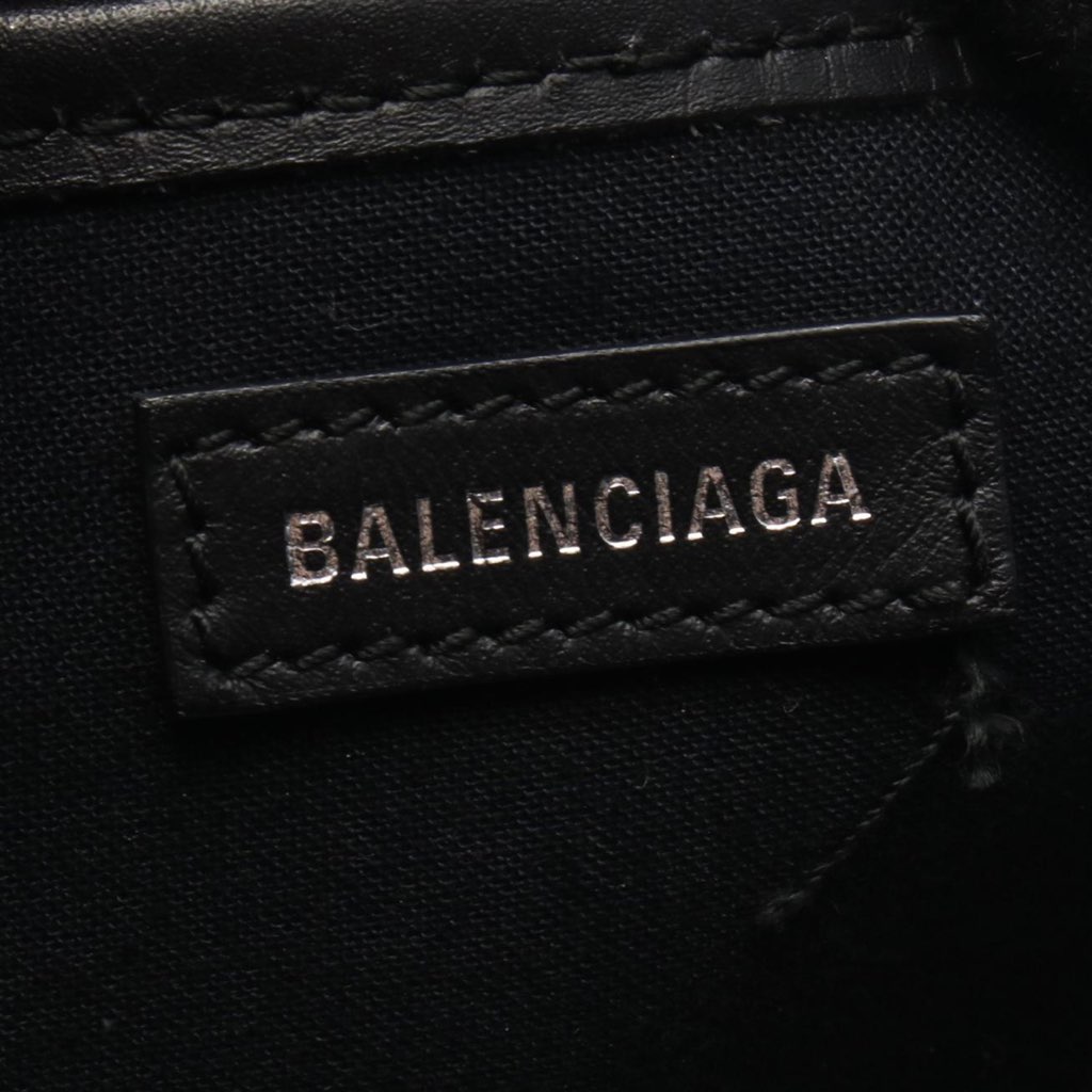 Balenciaga Canvas Navy Cabas Tote S - 5