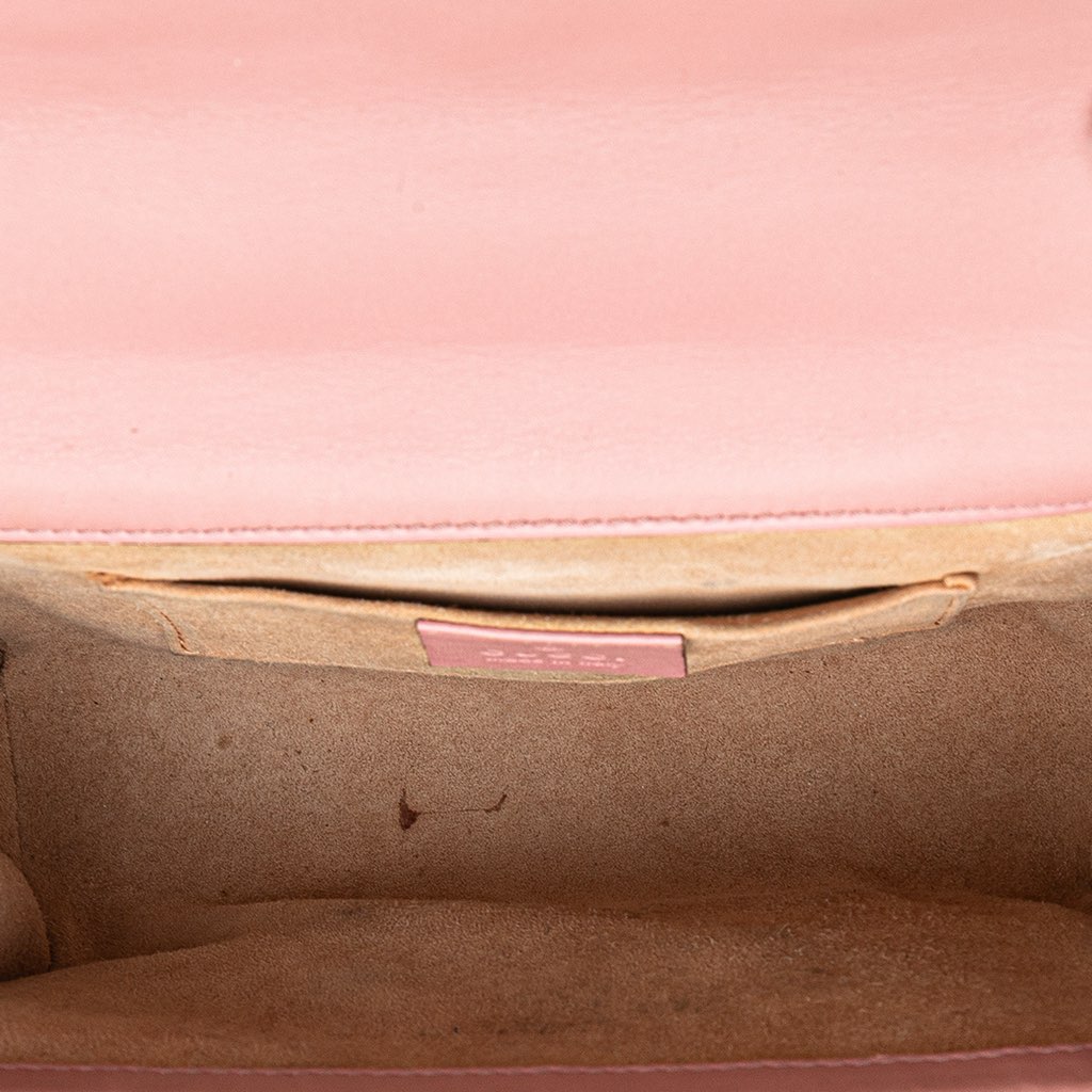 Gucci Small Pearl Studded Leather Padlock Crossbody - 4