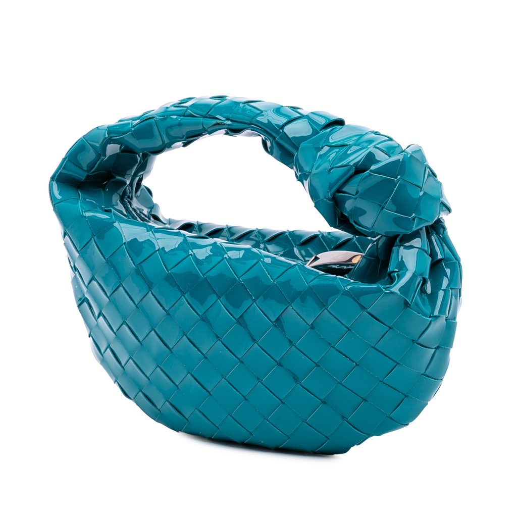 Bottega Veneta Mini Patent Intrecciato Jodie - Back view