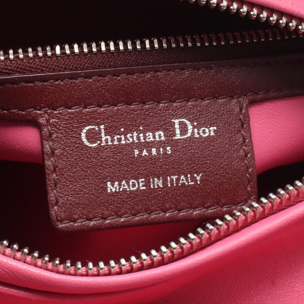 Dior Medium Tricolor Lambskin Cannage Lady Dior - 4