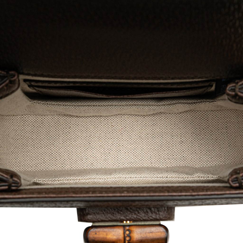 Gucci Mini Jumbo GG Canvas 1947 Bamboo Top Handle Bag - 4