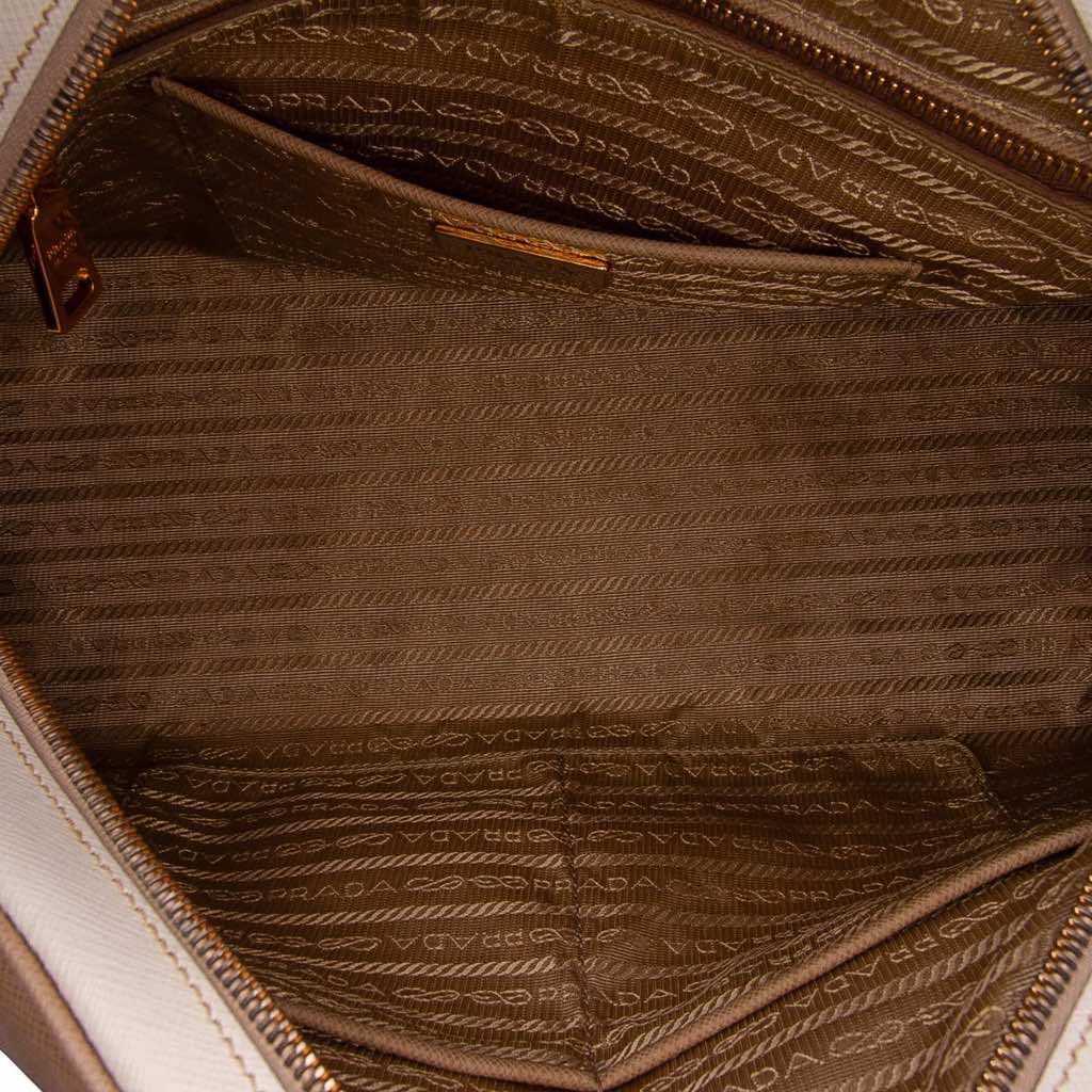 Prada Saffiano Lux Bowling Handbag - 4