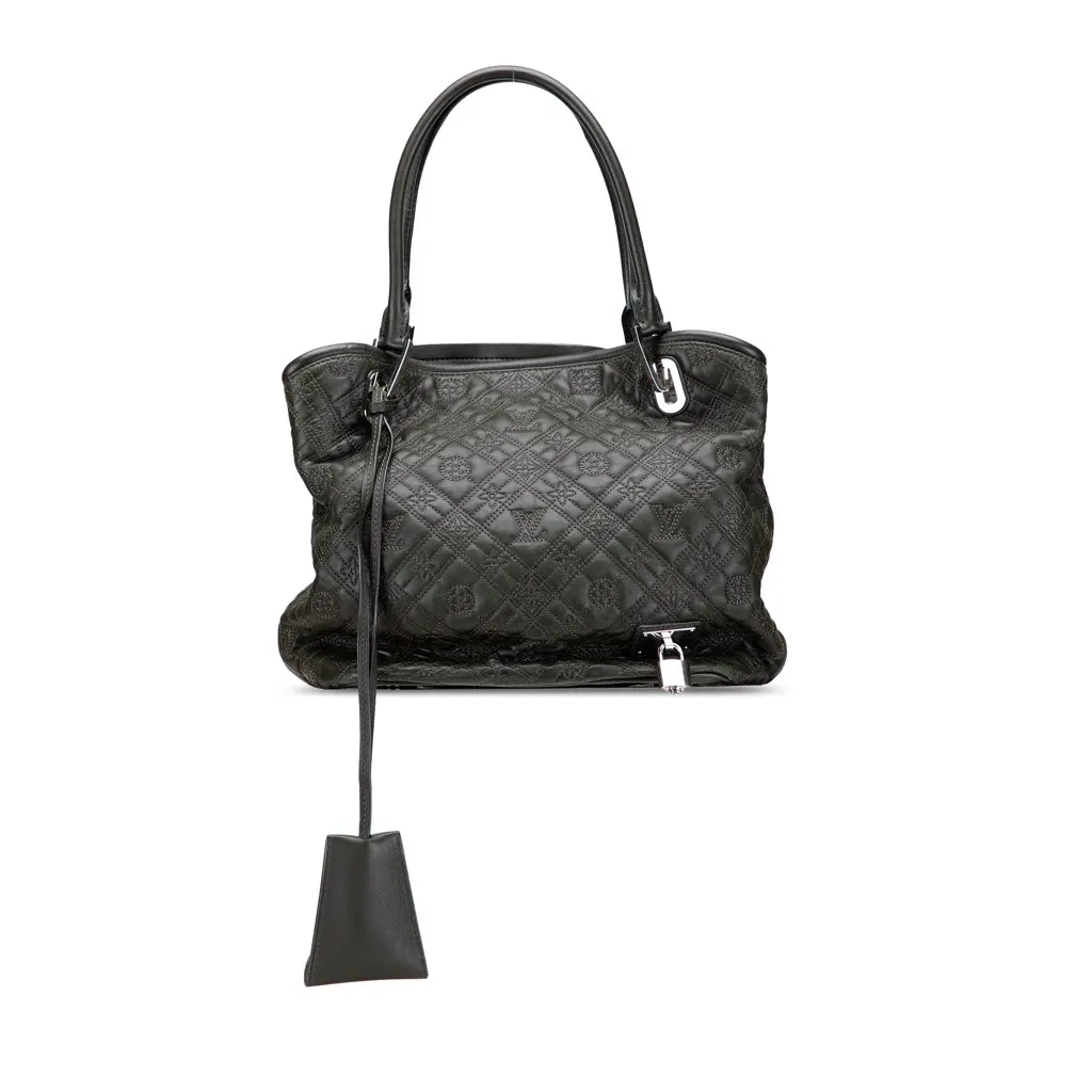 Louis Vuitton Monogram Lambskin Antheia Lilia PM Green Leather Very good - Front View