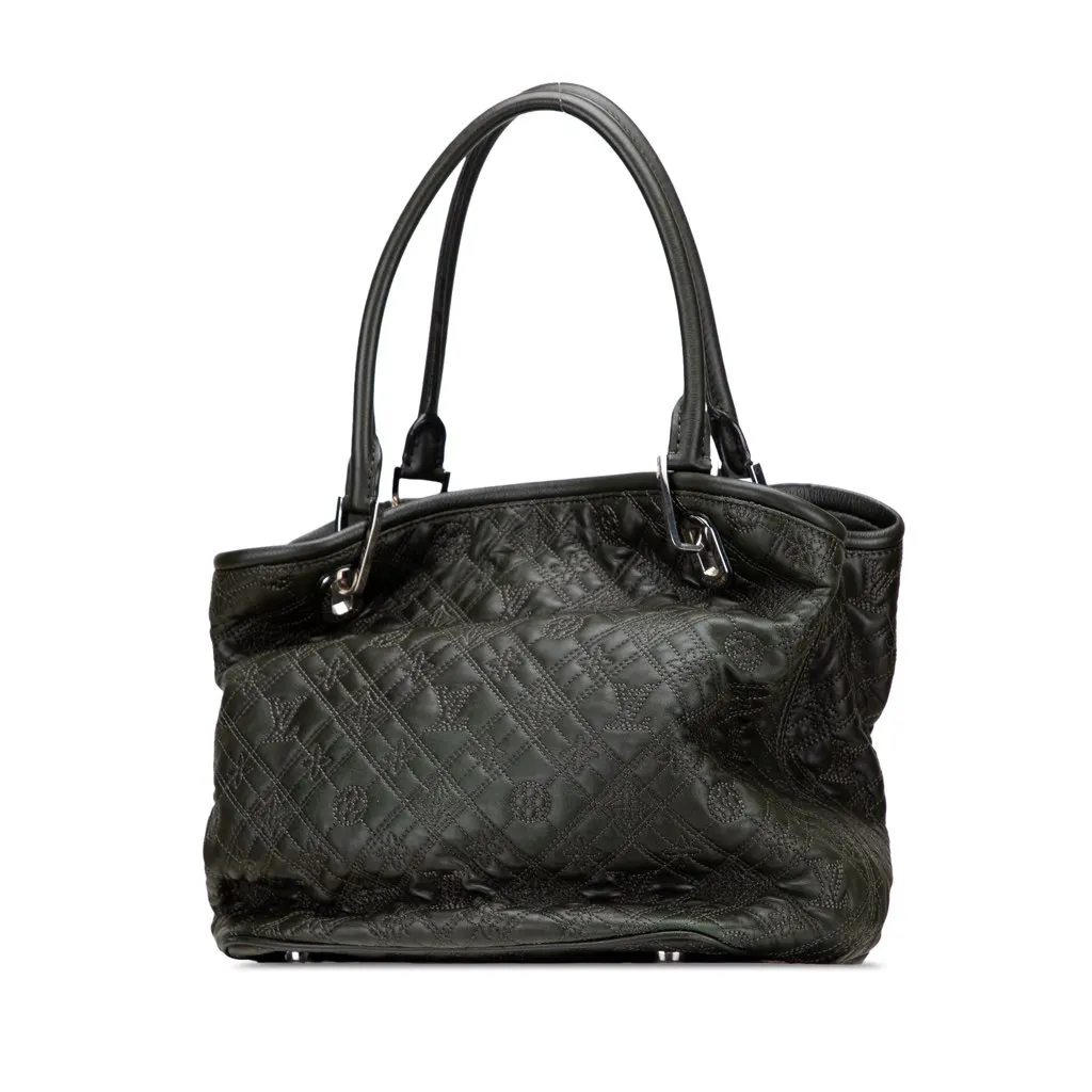 Louis Vuitton Monogram Lambskin Antheia Lilia PM Green Leather Very good - Back View