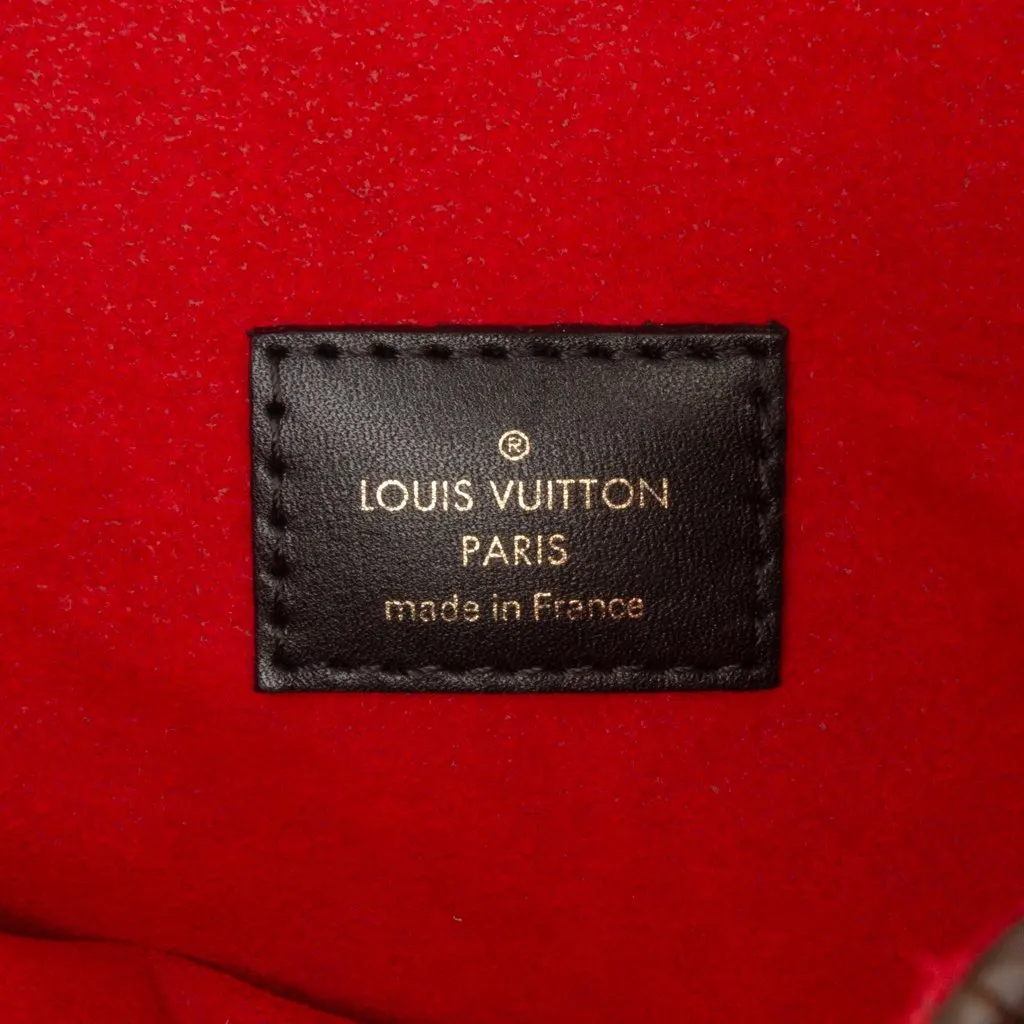 Louis Vuitton Monogram Braided Pochette Metis Brown Canvas Good - Box View