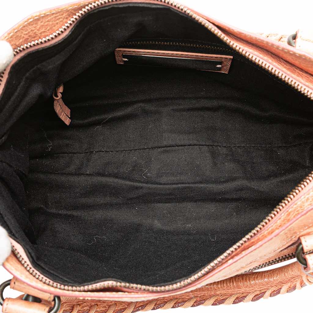 Balenciaga Lambskin Motocross Classic First Satchel - 4