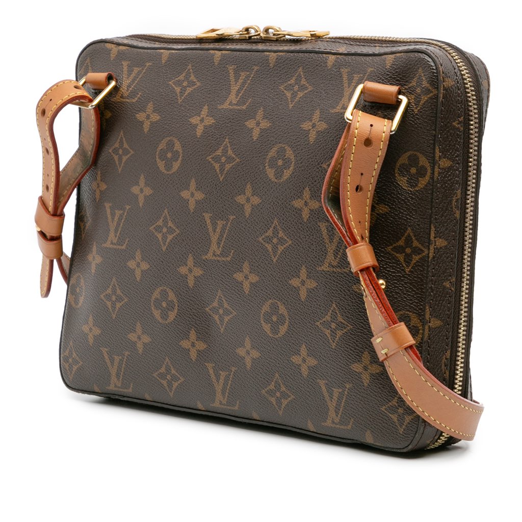 Louis Vuitton Monogram Soft Trunk Messenger PM - Back view