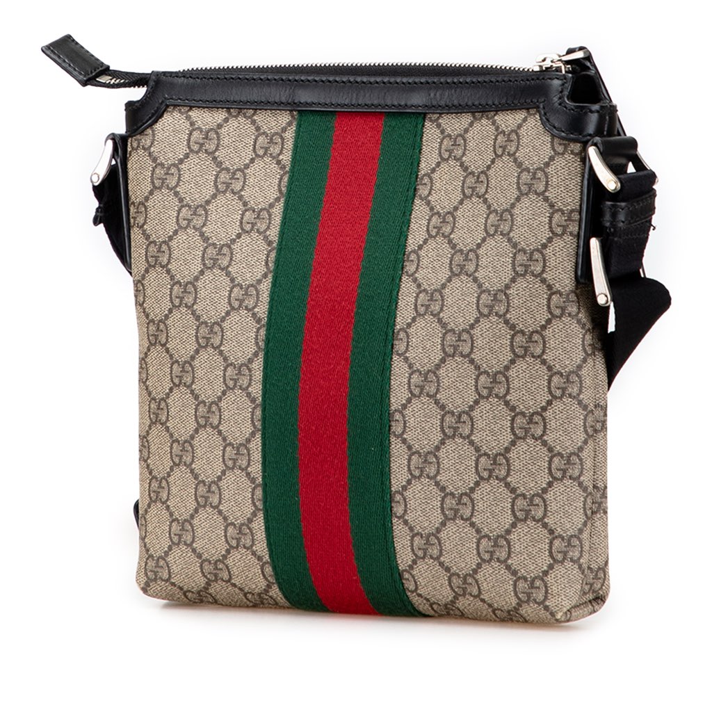Gucci GG Supreme Web Crossbody - Back view