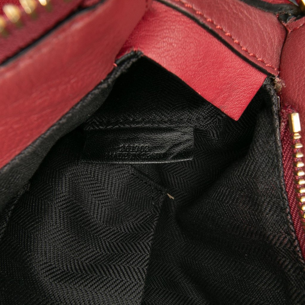 Loewe Medium Tricolor Calfskin Puzzle Satchel - Detail 1