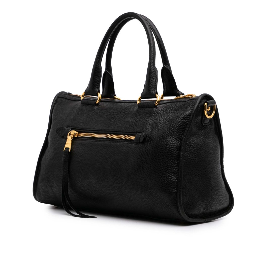 Prada Vitello Phenix Convertible Satchel - 2