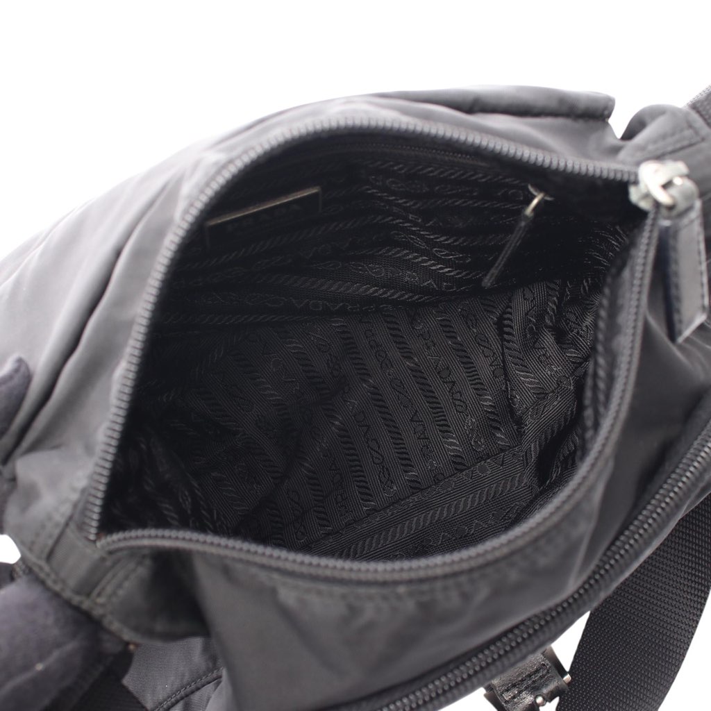 Prada Tessuto Zip Buckle Messenger Bag - 3