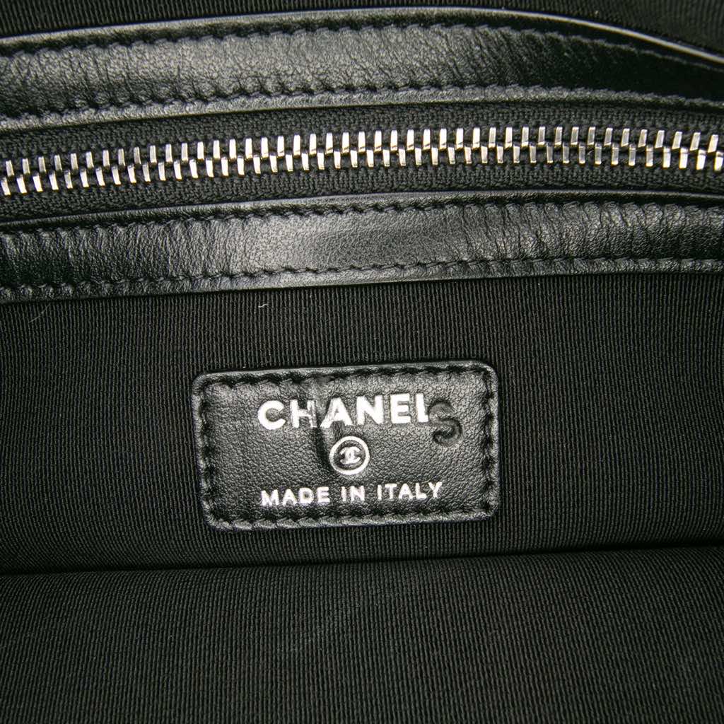 Chanel Paris-Hamburg Wool Embroidered Gabrielle Clutch - Side view