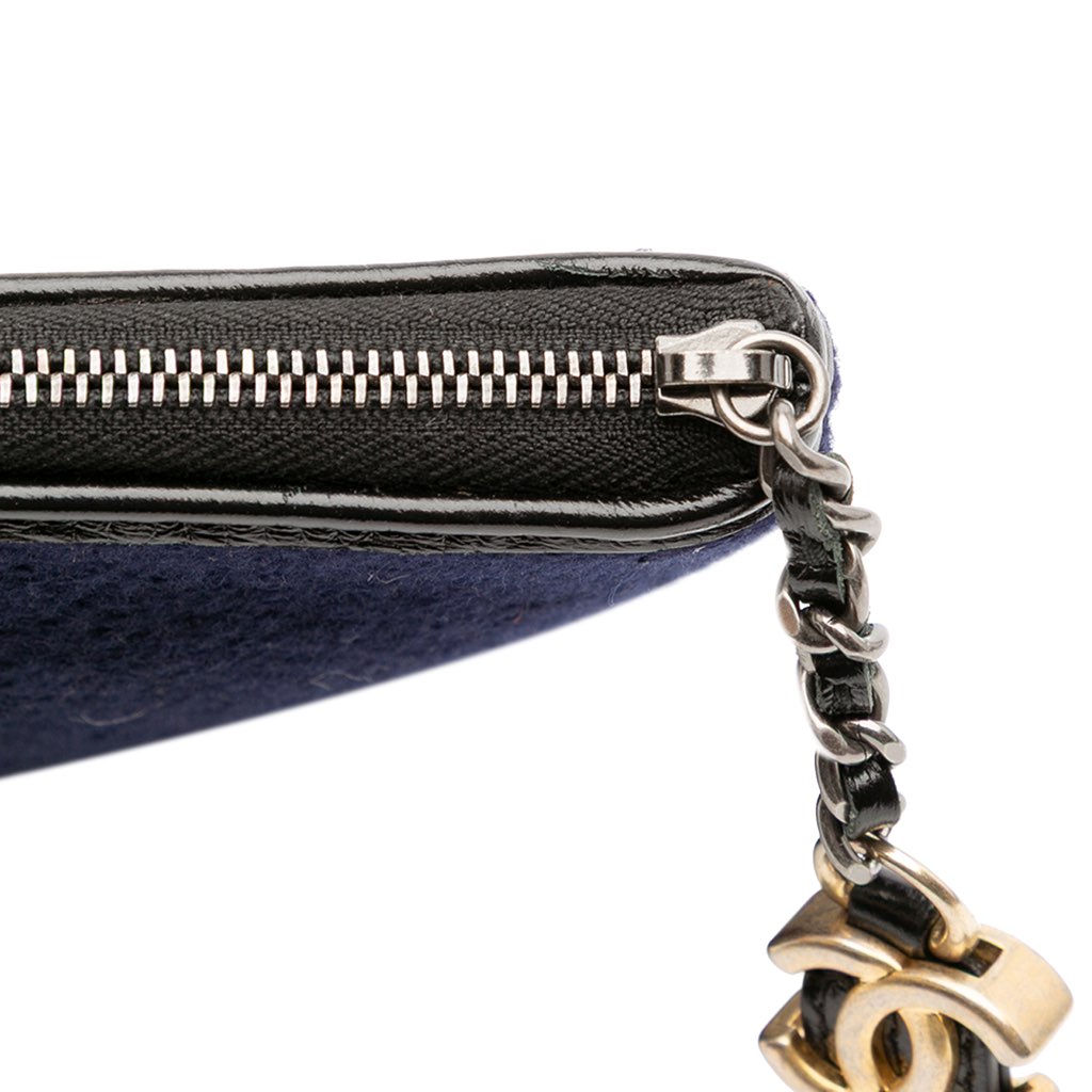 Chanel Paris-Hamburg Wool Embroidered Gabrielle Clutch - Image 10
