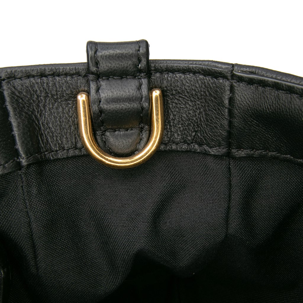 Fendi Zucca Embossed Leather Baguette Satchel - Detail 2