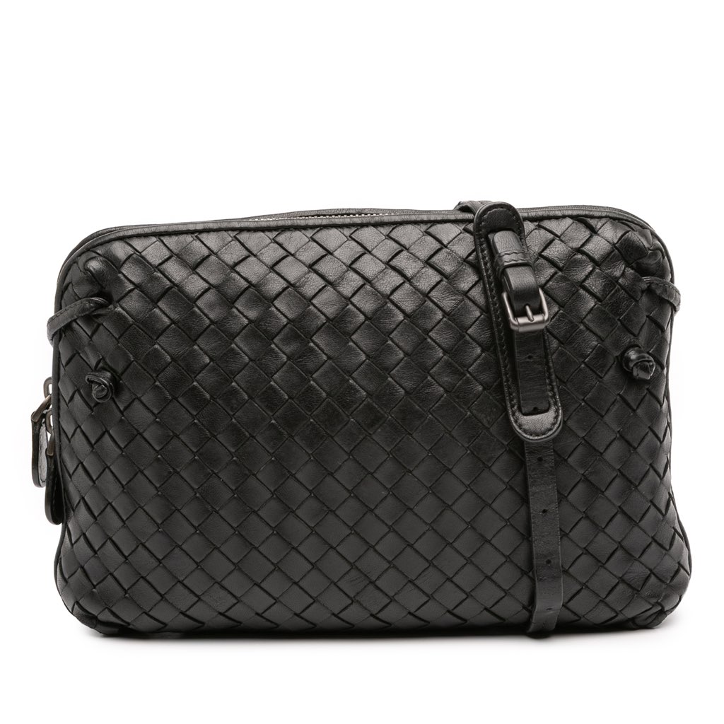 Bottega Veneta Nappa Intrecciato Nodini Crossbody