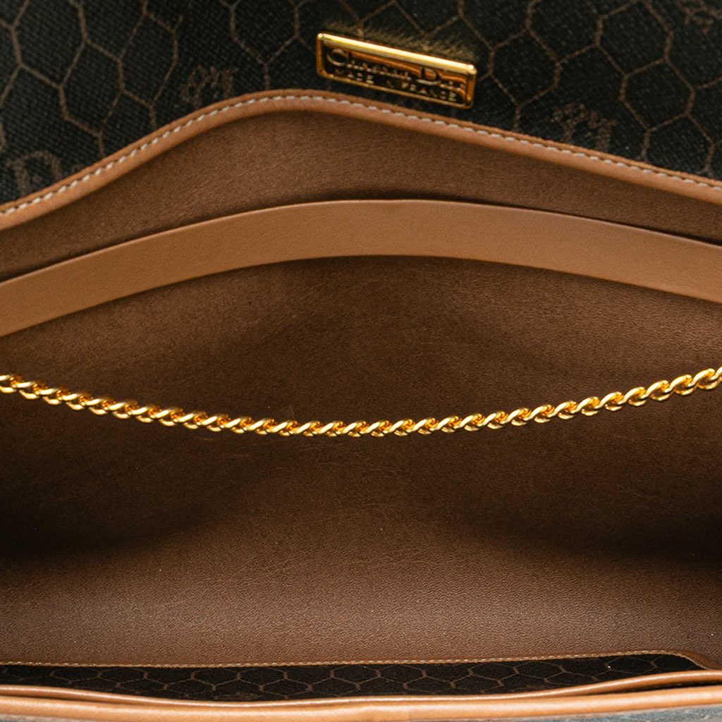 Dior Honeycomb Coated Canvas Chain Shoulder Bag - 4