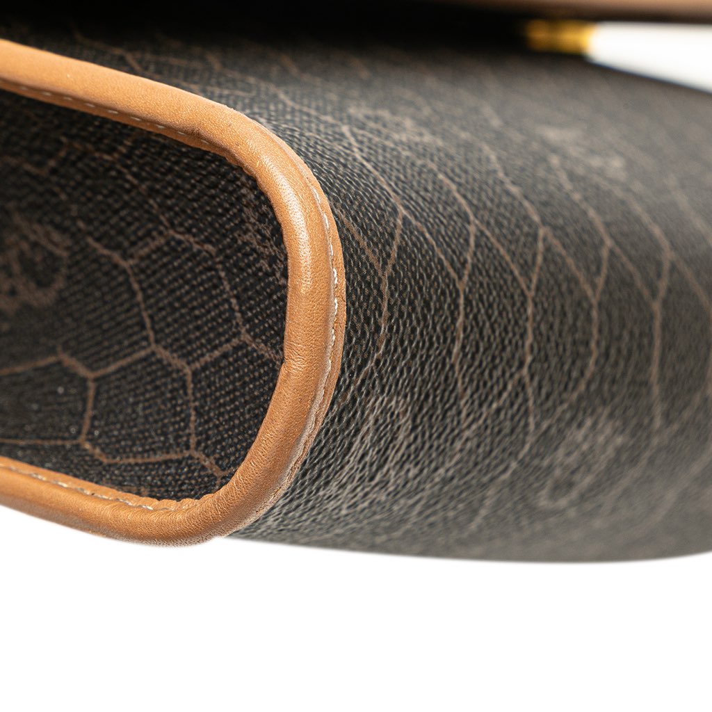 Dior Honeycomb Coated Canvas Chain Shoulder Bag - Image 10