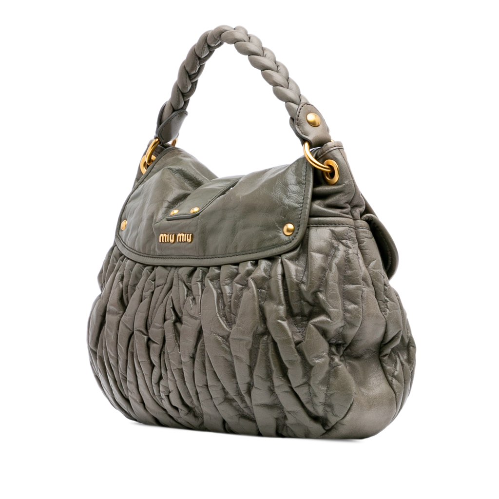 Miu Miu Matelasse Nappa Coffer Satchel - 2