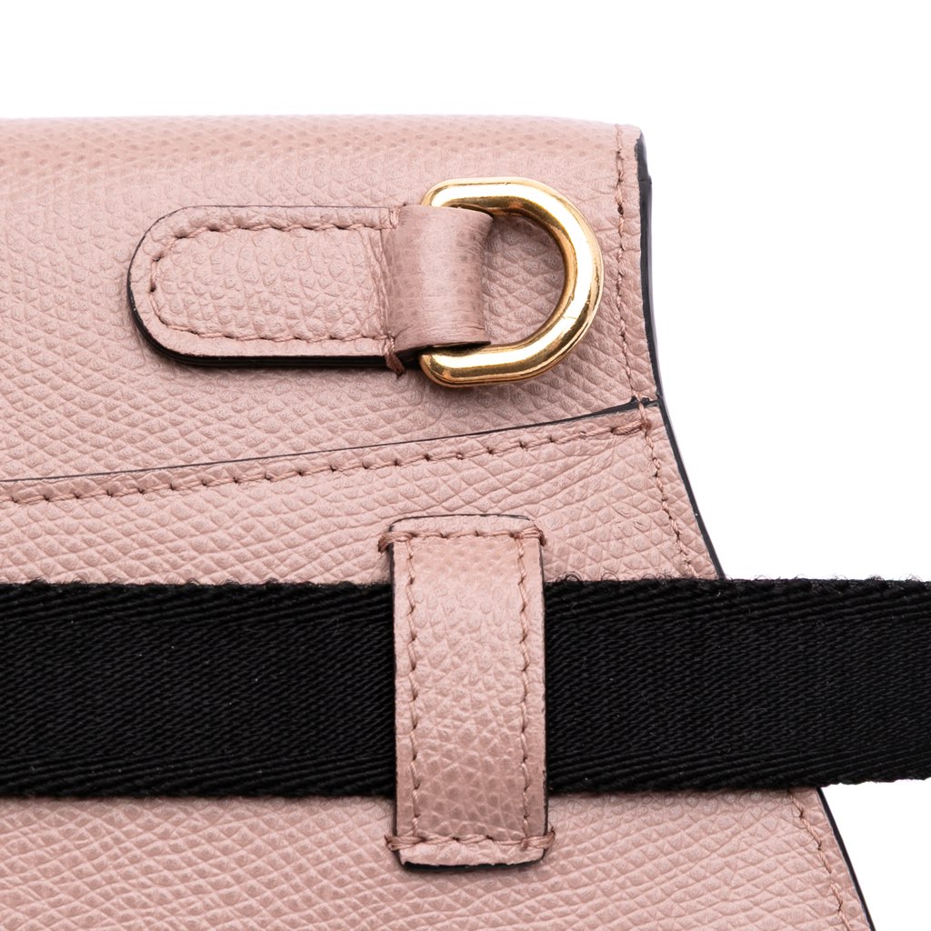 Dior Grained Calfskin Saddle Belt Bag - Image 10