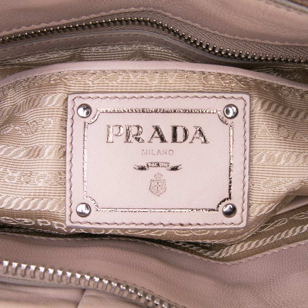 Prada Nappa Gaufre Satchel - Side view