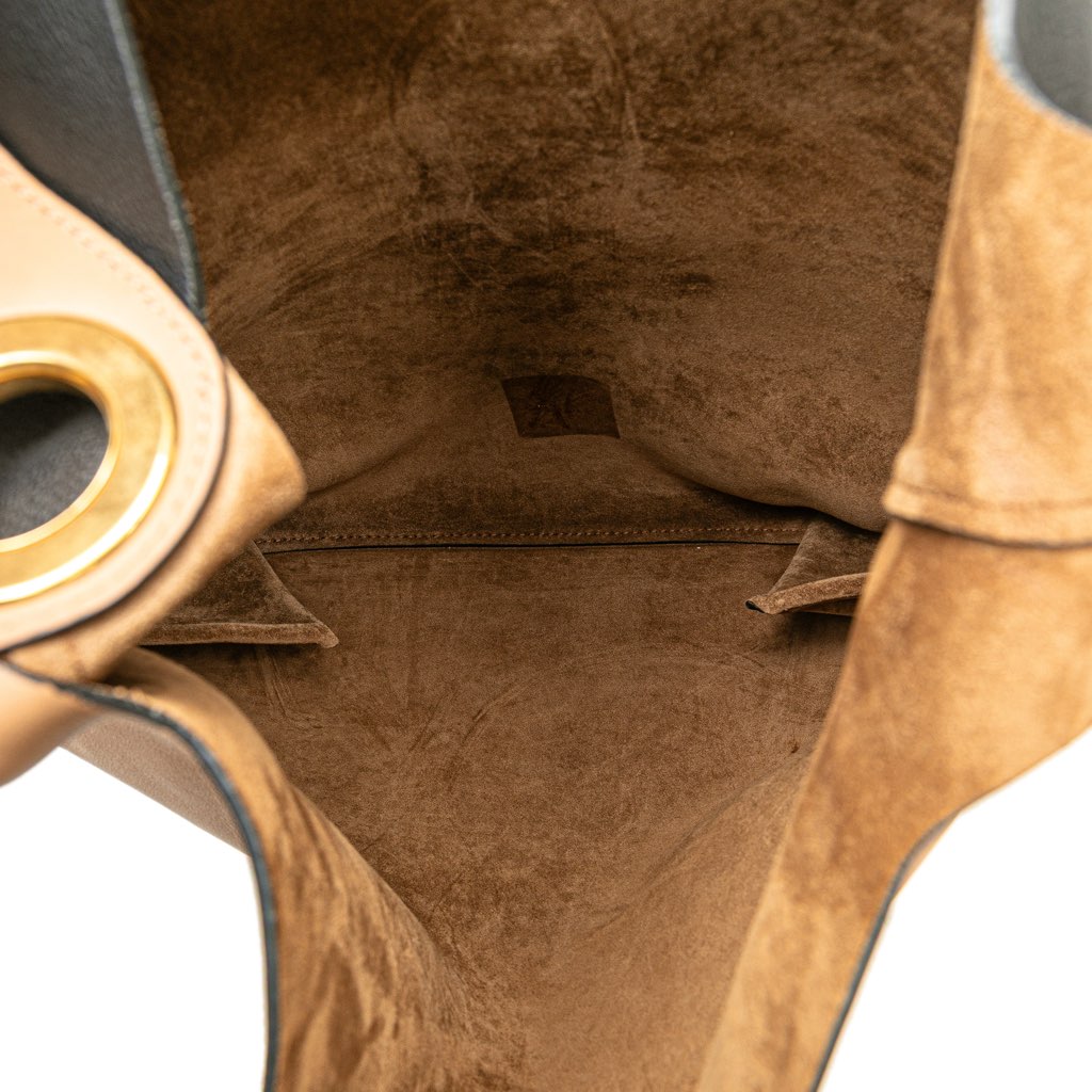 Burberry Bicolor Calfskin Grommet Hobo - 4