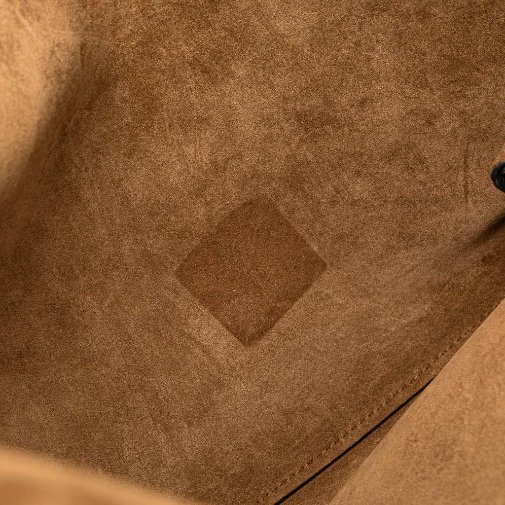 Burberry Bicolor Calfskin Grommet Hobo - Image 10