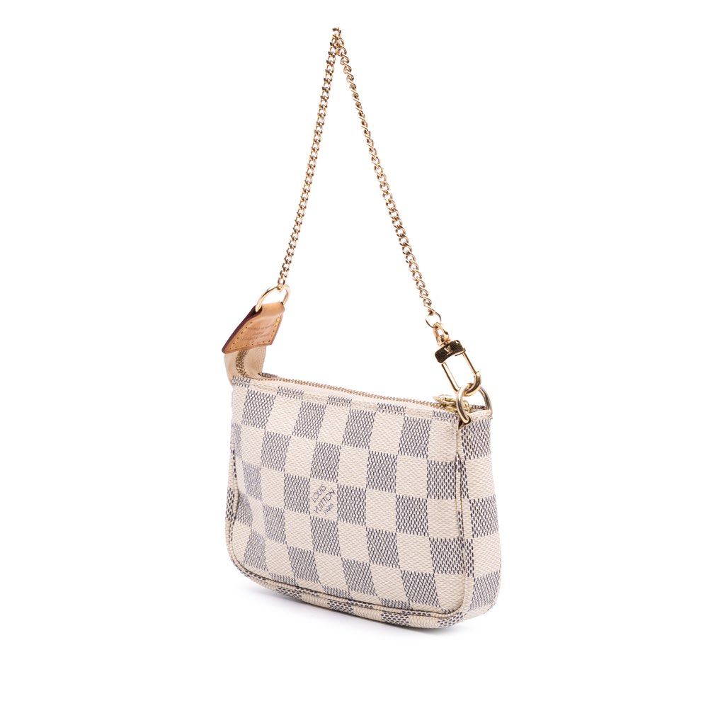 Louis Vuitton Damier Azur Mini Pochette Accessoires - Back view