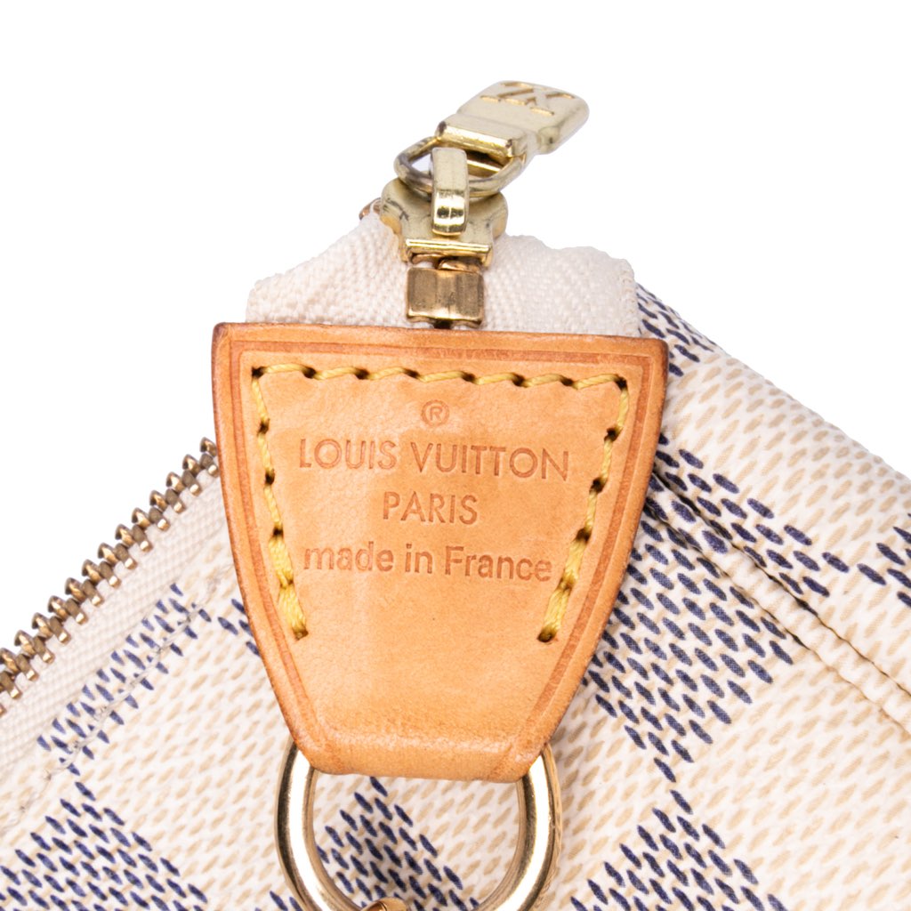 Louis Vuitton Damier Azur Mini Pochette Accessoires - Side view