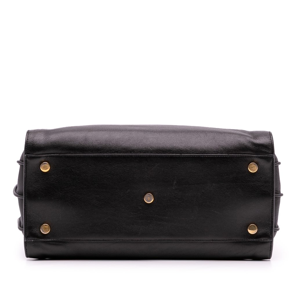Saint Laurent Small Leather Sac De Jour Satchel - Image 6