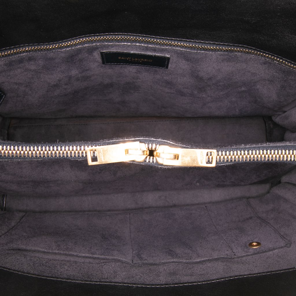 Saint Laurent Small Leather Sac De Jour Satchel - 4